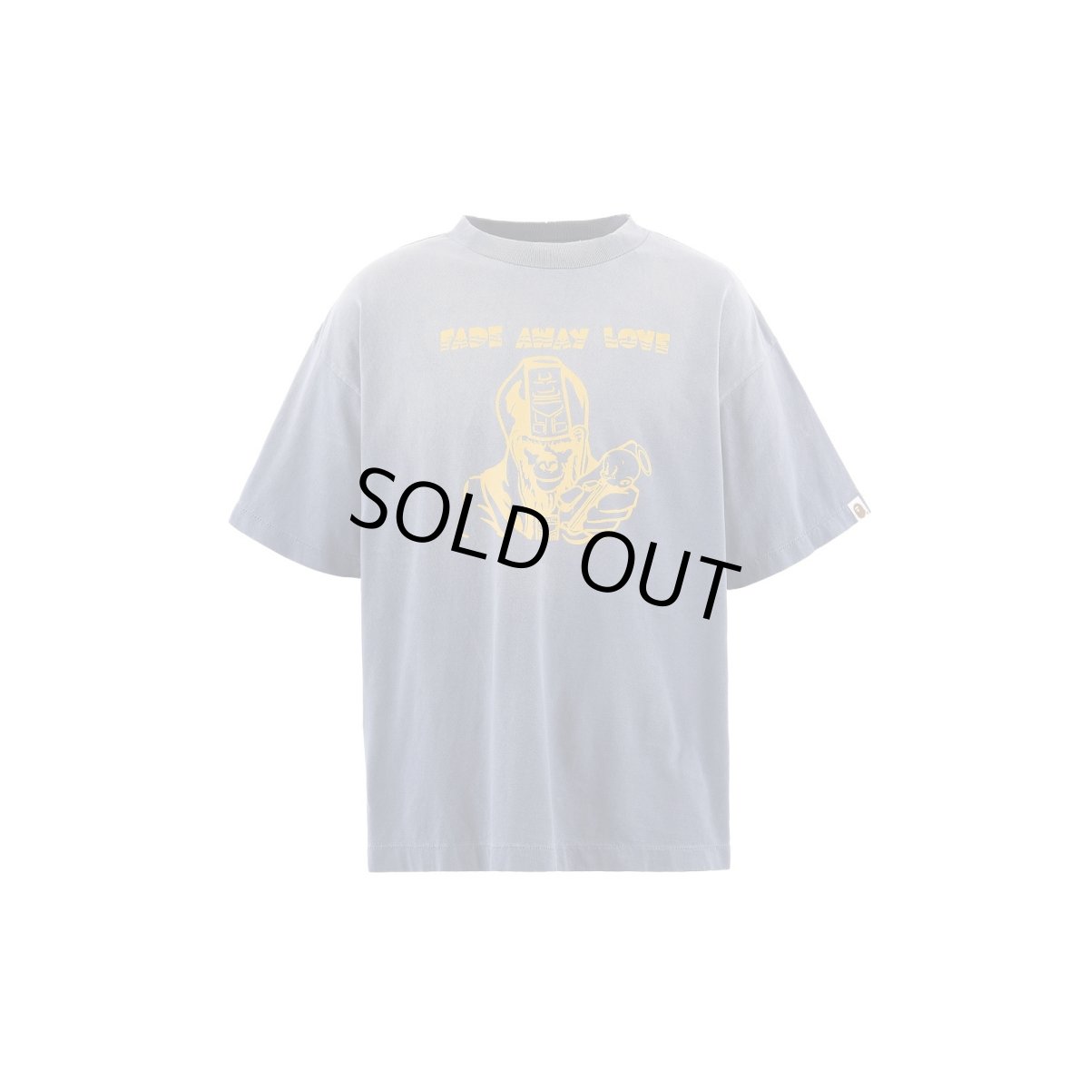 画像1:  SAINT Mxxxxxx × A BATHING APE®  BAPE_SS T-SHIRT/FADE AWAY LV (1)