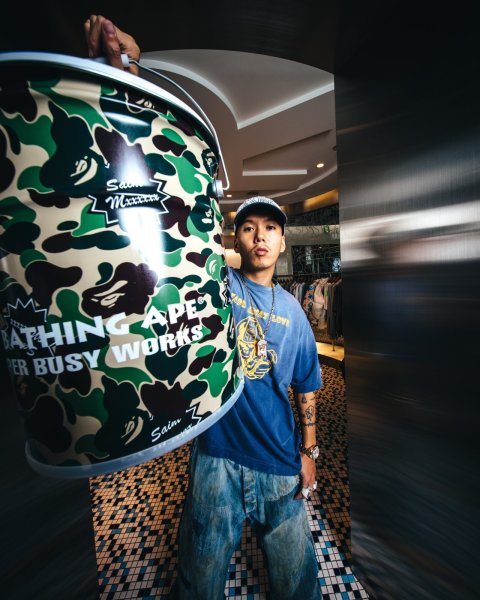画像3: SAINT Mxxxxxx × A BATHING APE®  BAPE_CAN STOOL (3)