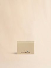 画像1: MARNI トープ レザー製三つ折りウォレット、マルニメンディング入り (1)