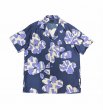 画像1: BANANA TIME  HAWAIIAN 2SHORTS PAPER CUTS NAVY LILAC (1)