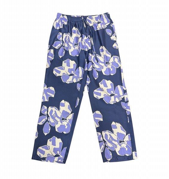 画像1: BANANA TIME  EASY PANT PAPER CUTS NAVY LILAC (1)