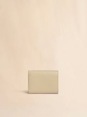 画像2: MARNI トープ レザー製三つ折りウォレット、マルニメンディング入り (2)