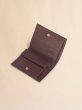 画像5: MARNI ピンク ライトブラウン ダークブラウン サフィアーノレザー製二つ折りウォレット (5)