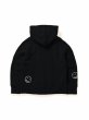 画像2: 【Perfect ribs®︎×A LOVE MOVEMENT】Bear Hoodie with Smile Patch /Black Bear (2)