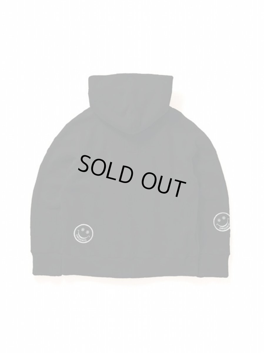 画像2: 【Perfect ribs®︎×A LOVE MOVEMENT】Bear Hoodie with Smile Patch /Black Bear (2)