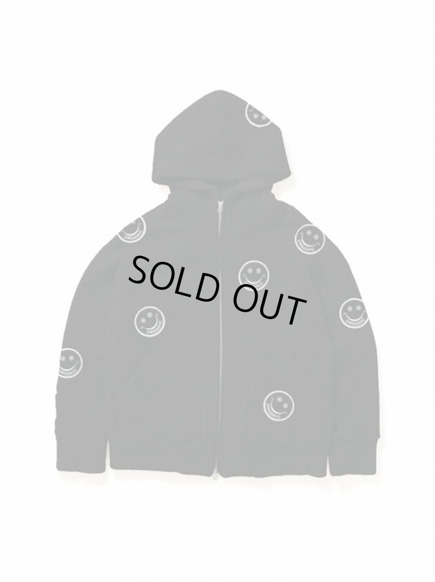 画像1: 【Perfect ribs®︎×A LOVE MOVEMENT】Bear Hoodie with Smile Patch /Black Bear (1)