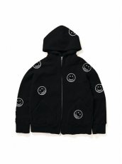 画像1: 【Perfect ribs®︎×A LOVE MOVEMENT】Bear Hoodie with Smile Patch /Black Bear (1)