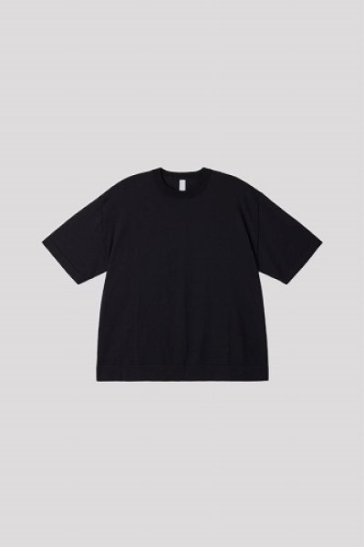 画像1: TC SOFT SHORT SLEEVE TEE SHIRT(BLACK) (1)