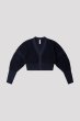 画像1: CFCL LATTICE CROPPED CARDIGAN(NAVY) (1)