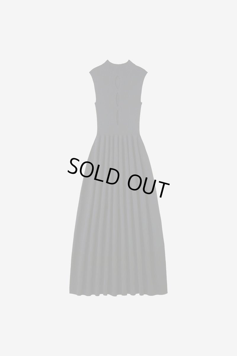 画像1: CFCL RIVULET SLEEVELESS EYELET DRESS(BLACK) (1)