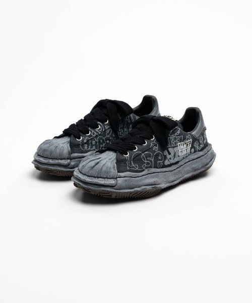 画像3: maison MIHARA YASUHIRO "BLAKEY" OG Sole Graffiti Printed Canvas Low_top Sneaker(A16FW730) (3)