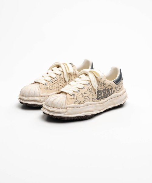 画像3: maison MIHARA YASUHIRO "BLAKEY" OG Sole Graffiti Printed Canvas Low_top Sneaker(A16FW730) (3)