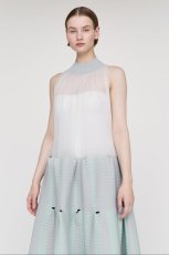 画像6: CFCL TERRACED LUCENT SLEEVELESS DRESS(BLACK) (6)