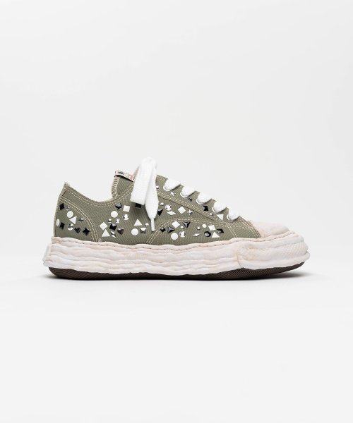 画像1: maison MIHARA YASUHIRO "PETERSON23" OG Sole Embellished Canvas Low-top Sneaker(A16FW724) (1)