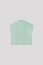 画像1: CFCL PORTRAIT CREASE TOP(CLEARLY AQUA) (1)