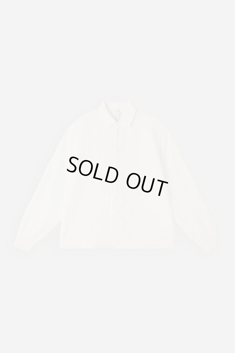 画像1: CFCL TC SOFT HYPHA BOSOM LONG SLEEVE SHIRT (1)