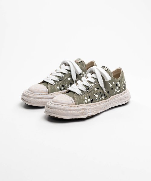 画像3: maison MIHARA YASUHIRO "PETERSON23" OG Sole Embellished Canvas Low-top Sneaker(A16FW724) (3)