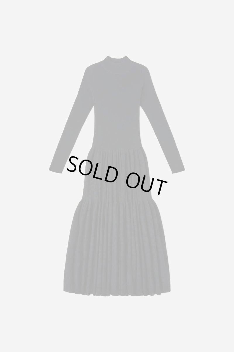 画像1: CFCL CASCADES MOCKNECK LONG SLEEVE DRESS(BLACK) (1)