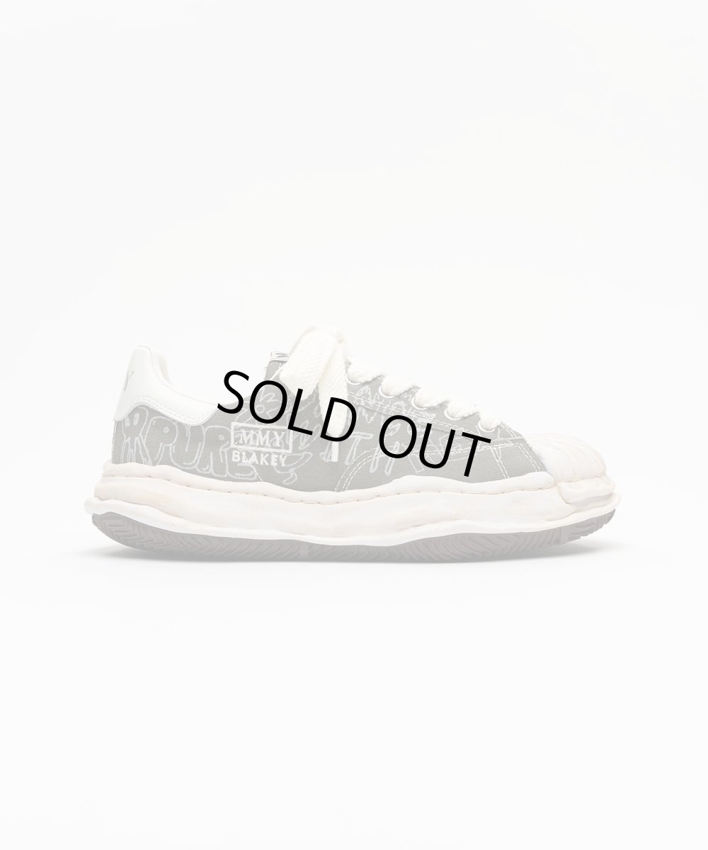 画像1: maison MIHARA YASUHIRO "BLAKEY" OG Sole Graffiti Printed Canvas Low_top Sneaker(A16FW730) (1)