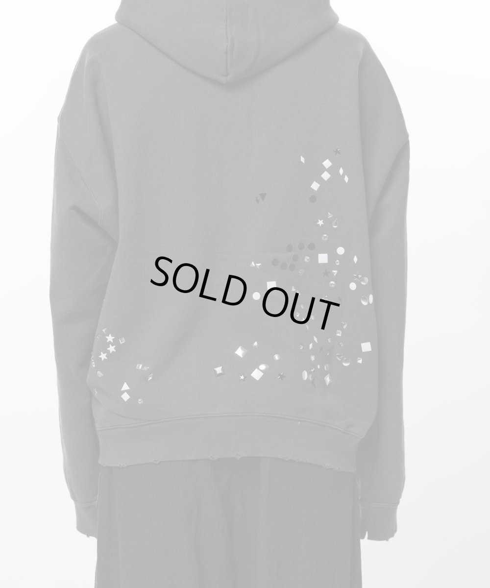 画像4: Maison MIHARA YASUHIRO Embellished Sticker Zip-Up Hoodie (4)