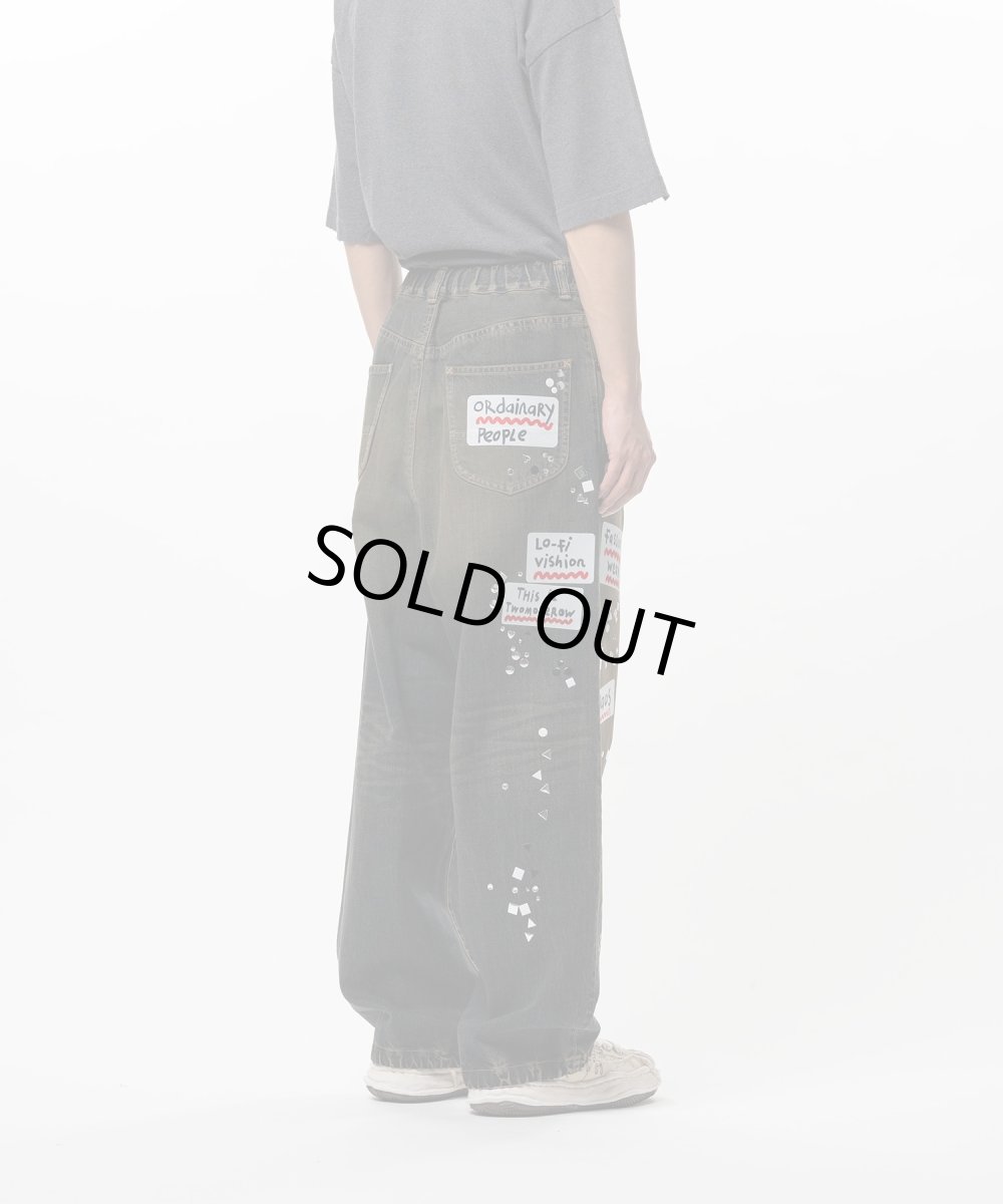 画像4: Maison MIHARA YASUHIRO Embellished Sticker Denim Pants (4)