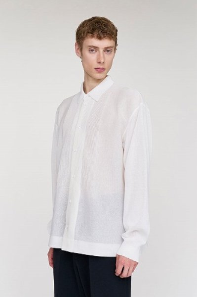 画像4: CFCL TC SOFT HYPHA BOSOM LONG SLEEVE SHIRT (4)