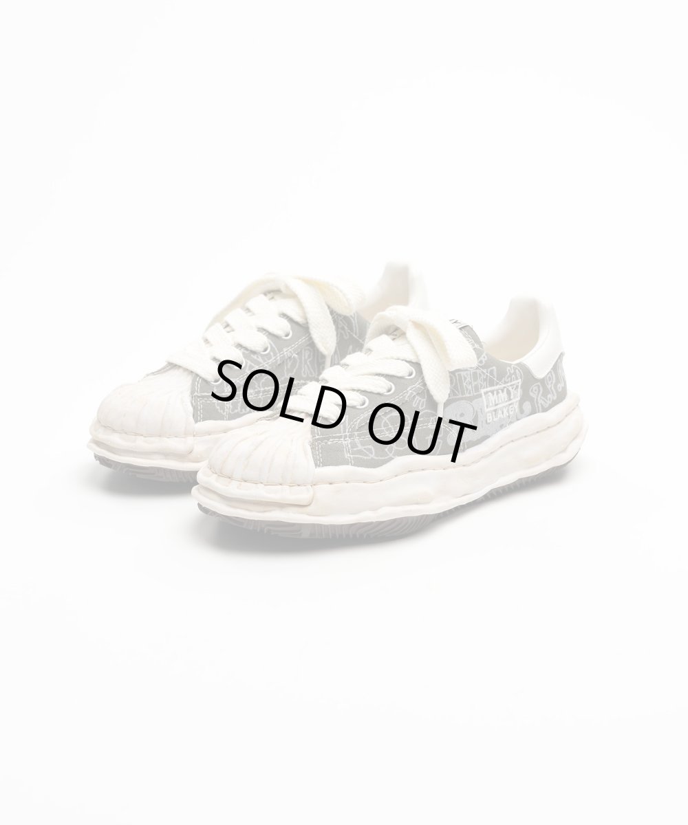 画像3: maison MIHARA YASUHIRO "BLAKEY" OG Sole Graffiti Printed Canvas Low_top Sneaker(A16FW730) (3)
