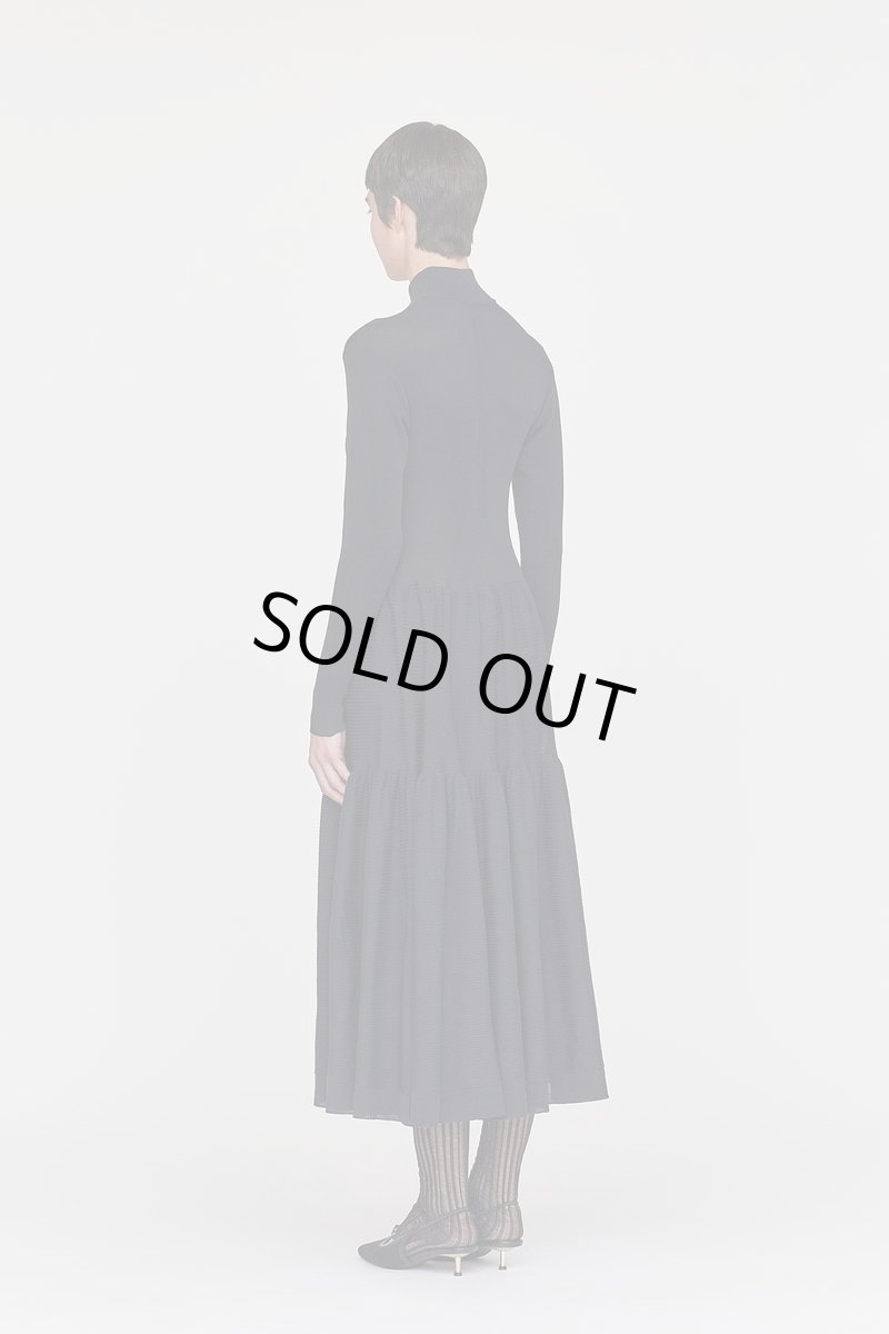 画像4: CFCL CASCADES MOCKNECK LONG SLEEVE DRESS(BLACK) (4)