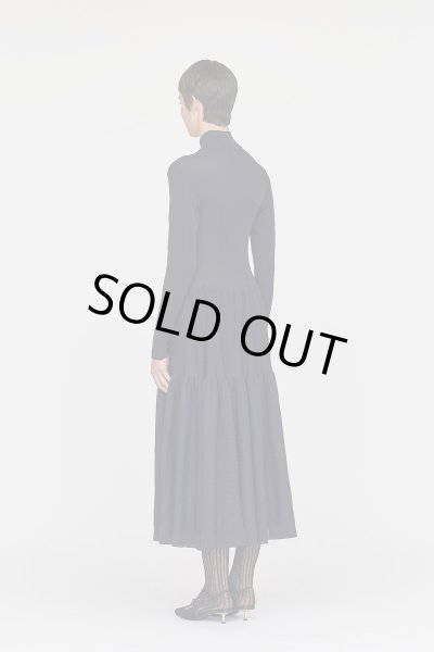 画像4: CFCL CASCADES MOCKNECK LONG SLEEVE DRESS(BLACK) (4)