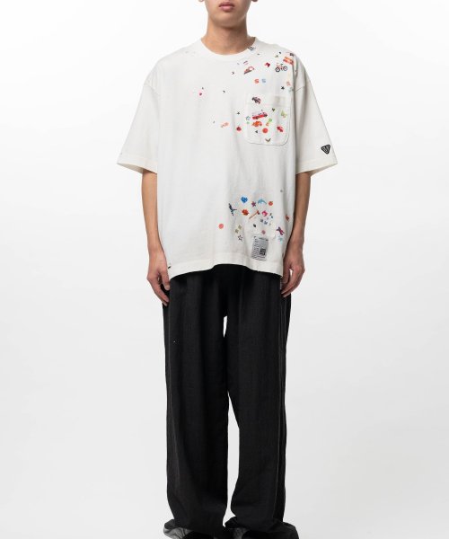 画像3: Maison MIHARA YASUHIRO Kids Sticker Printed T-shirt (3)