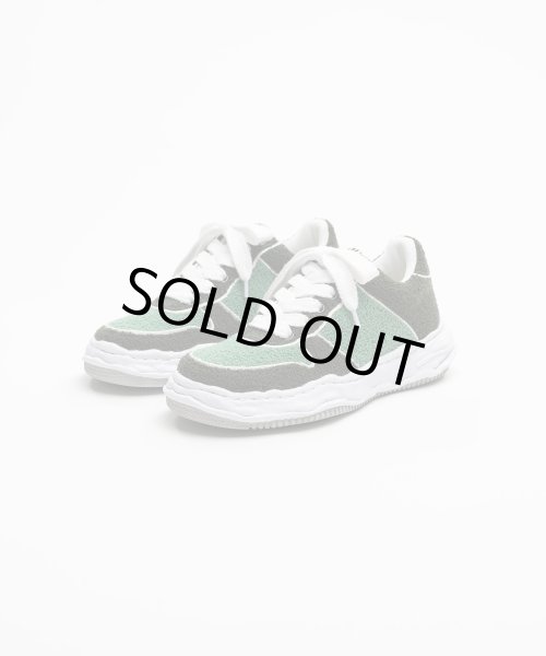 画像3: maison MIHARA YASUHIRO "WAYNE" OG Sole Chenille Embroidey Canvas Low-top Sneaker (3)