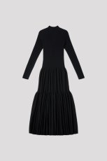 画像2: CFCL CASCADES MOCKNECK LONG SLEEVE DRESS(BLACK) (2)
