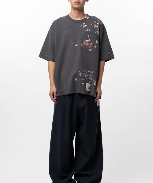 画像3: Maison MIHARA YASUHIRO Kids Sticker Printed T-shirt (3)