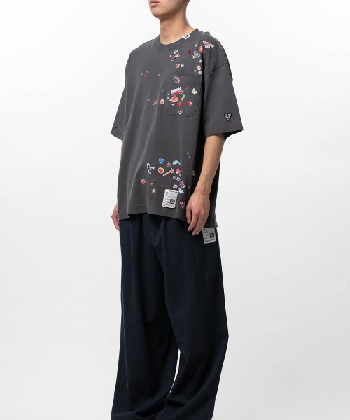 画像4: Maison MIHARA YASUHIRO Kids Sticker Printed T-shirt (4)