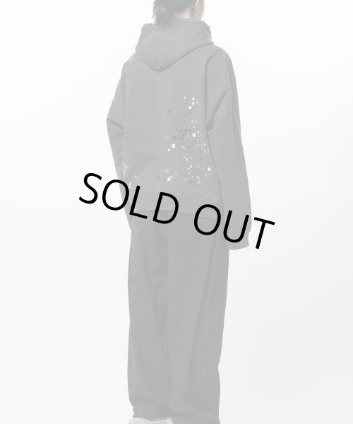 画像4: Maison MIHARA YASUHIRO Embellished Sticker Zip-Up Hoodie (4)