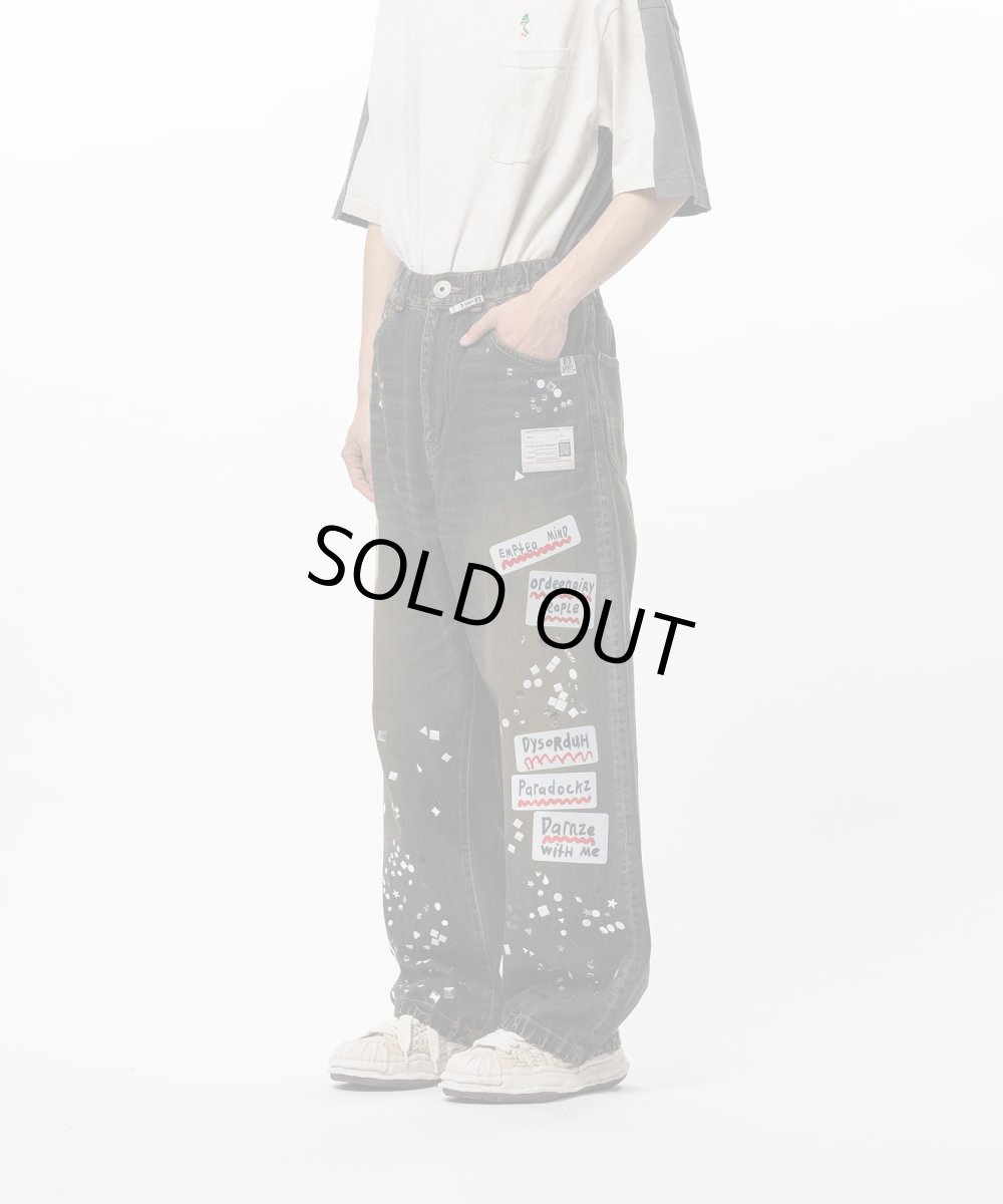 画像3: Maison MIHARA YASUHIRO Embellished Sticker Denim Pants (3)