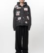 画像3: Maison MIHARA YASUHIRO Embellished Sticker Zip-Up Hoodie (3)
