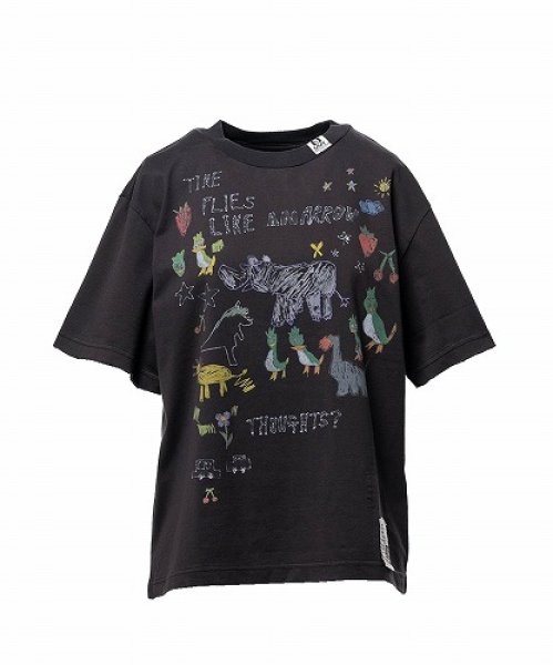 画像1: Maison MIHARA YASUHIRO キッズドゥードゥルプリントTシャツ (1)
