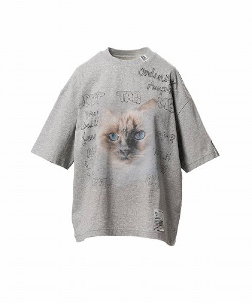 画像1: Maison MIHARA YASUHIRO キャットプリントTシャツ (1)
