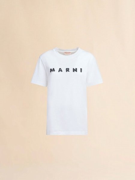 画像1: MARNI ロゴTシャツ (1)