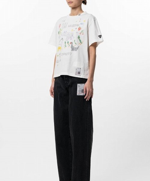 画像4: Maison MIHARA YASUHIRO キッズドゥードゥルプリントTシャツ (4)