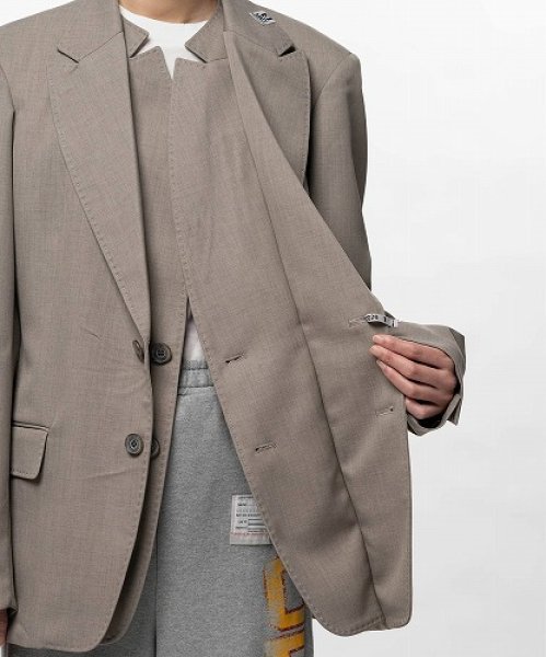 画像7: Maison MIHARA YASUHIRO Front Layered Jacket フロントレイヤードジャケット (7)