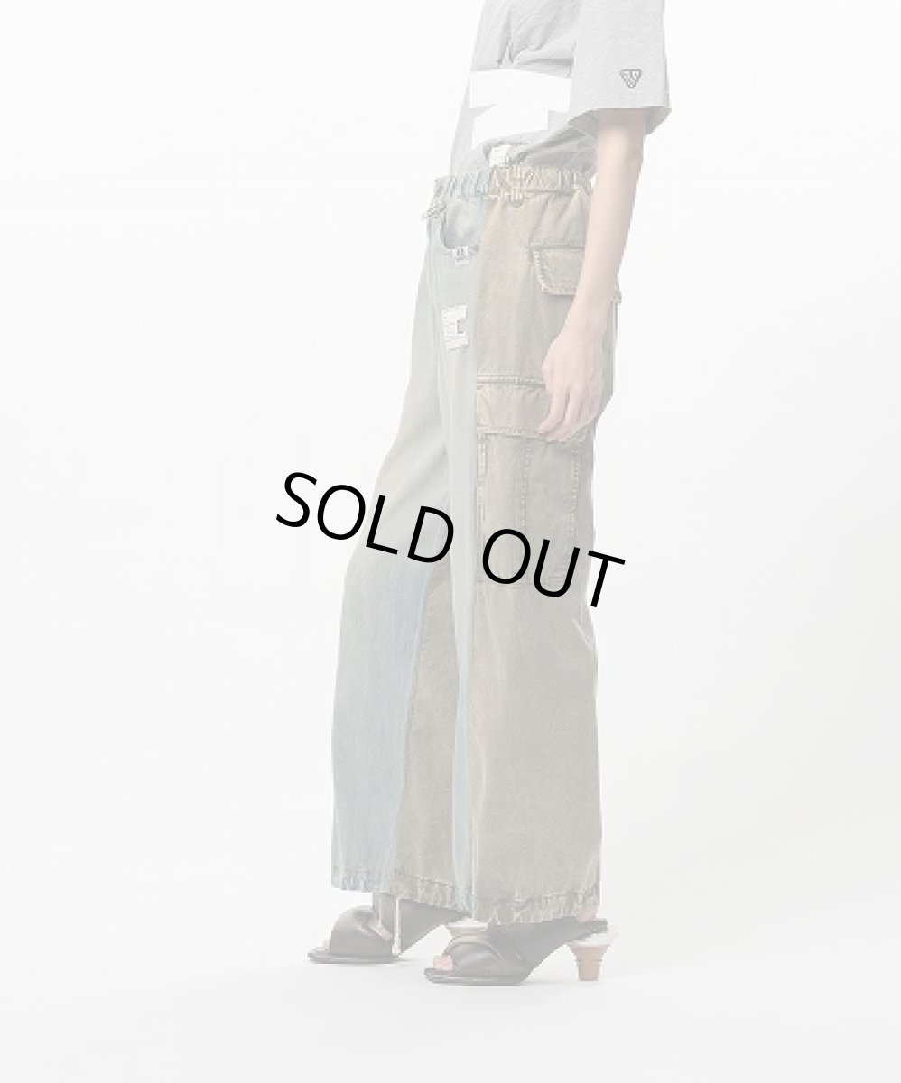 画像2: Maison MIHARA YASUHIRO フロントバック コンバインド デニム パンツ (2)