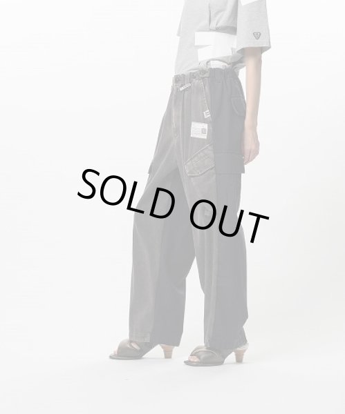 画像2: Maison MIHARA YASUHIRO フロントバックコンバインドカーゴパンツ (2)