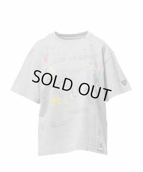 画像1: Maison MIHARA YASUHIRO キッズドゥードゥルプリントTシャツ (1)