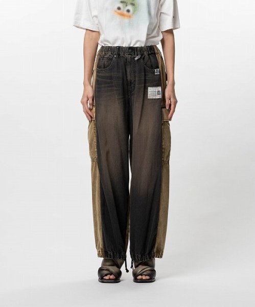 画像1: Maison MIHARA YASUHIRO フロントバック コンバインド デニム パンツ (1)