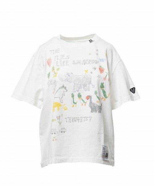 画像1: Maison MIHARA YASUHIRO キッズドゥードゥルプリントTシャツ (1)
