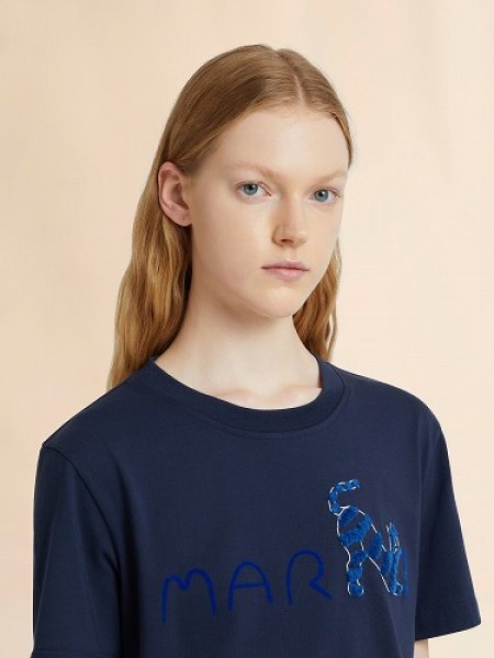 画像4: MARNI Animal Alphabetロゴ Tシャツ (4)