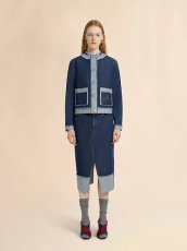 画像2: MARNI ブルーデニム インサイドアウトジャケット (2)