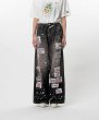 画像1: Maison MIHARA YASUHIRO エンブリッシュド ステッカー デニムパンツ (1)